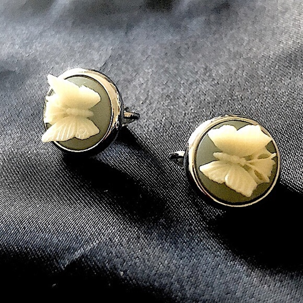 Vintage Trifari Butterfly ClipOn Earrings
